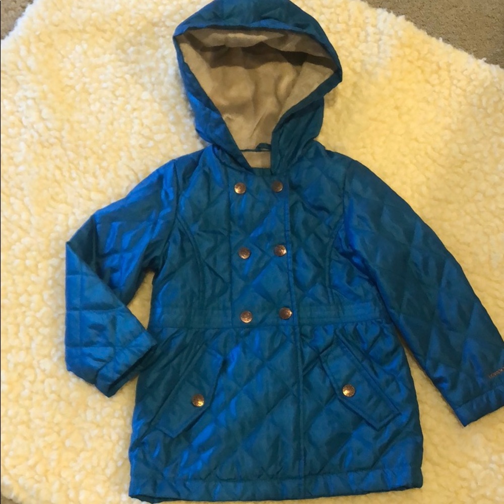London Fog hooded Little girls jacket